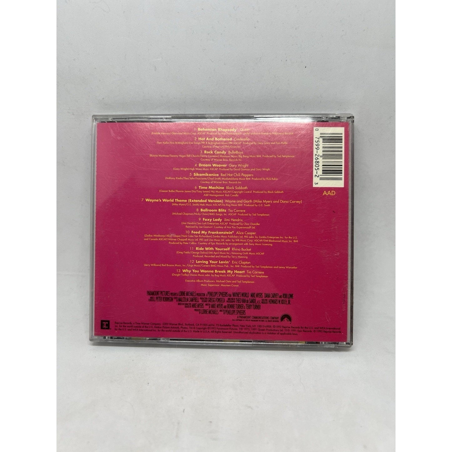 Wayne’s World: Music from the Motion Picture CD (1992) - Rock, Comedy, Metal Snl