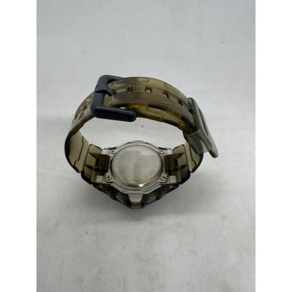Vintage Casio Baby-G Watch BG-169RA Transparent Smoke Gray / White Accents As Is