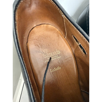 Allen Edmonds USA 12 D Black Leather Lasalle Split Toe Derby Dress Shoes Fancy