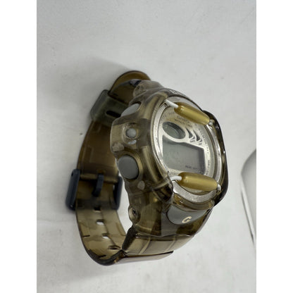 Vintage Casio Baby-G Watch BG-169RA Transparent Smoke Gray / White Accents As Is