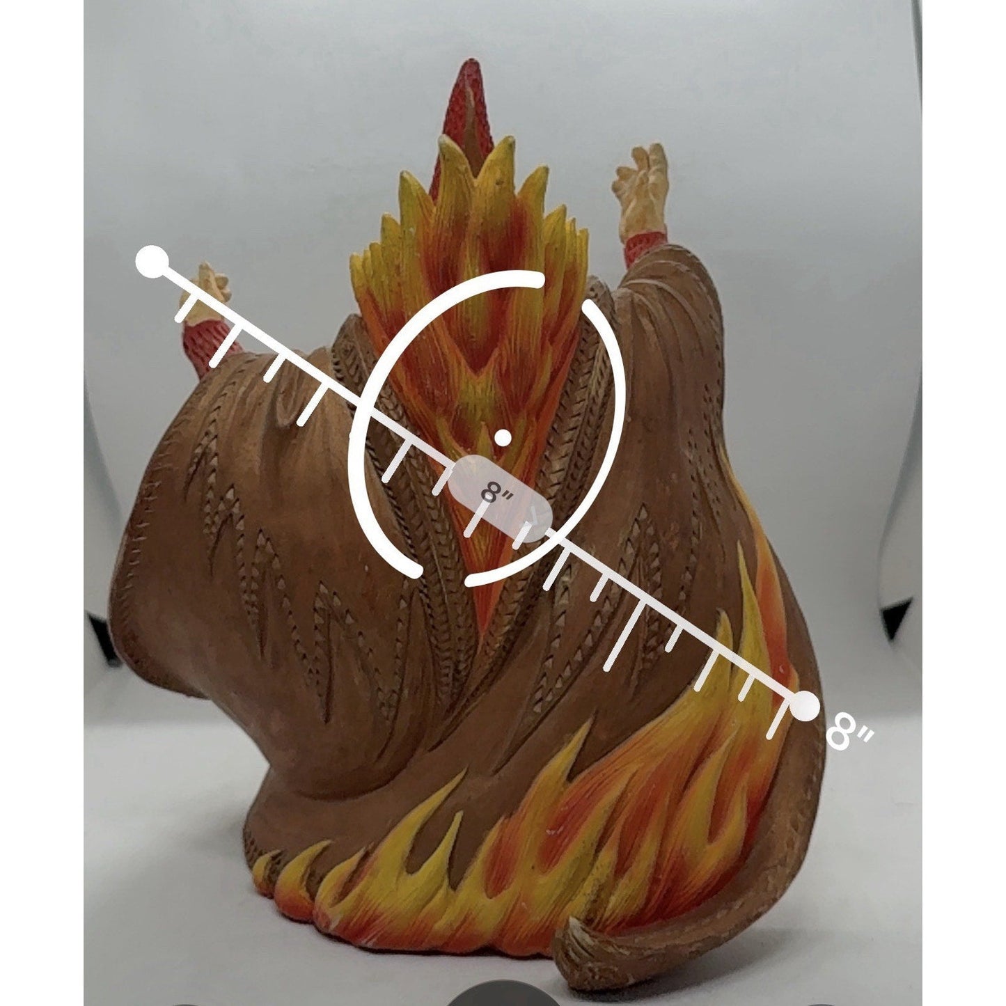 Elanti Quest For The Stones Figure Fairadon The Pyradon Of Fire 1988 Rare - thriftgoblin