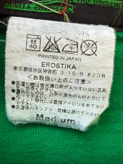 Erostika Apple Jack Rockin Jelly Bean T-Shirt Green Size M Japan - Thrift GoblinT-Shirt
