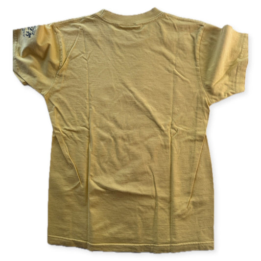 Erosty Pop Cheerleader Ninjas Rockin Jelly Bean Vintage 90s T-Shirt Yellow Size S - Thrift GoblinT-Shirt