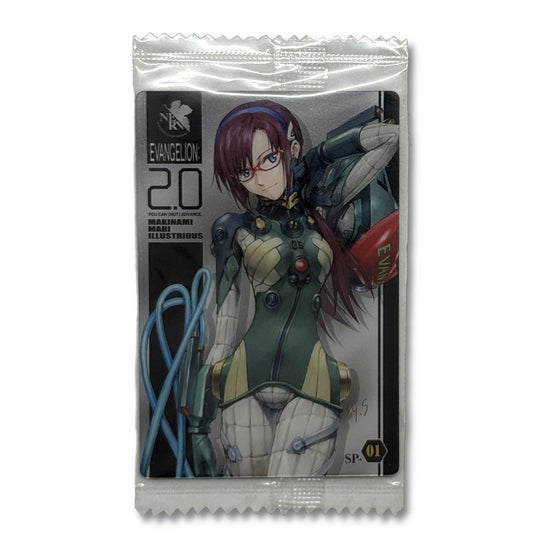 Evangelion 2.0 Makinami Mari Illustrious SP-01 Sealed Card Pack - Thrift GoblinTrading Card