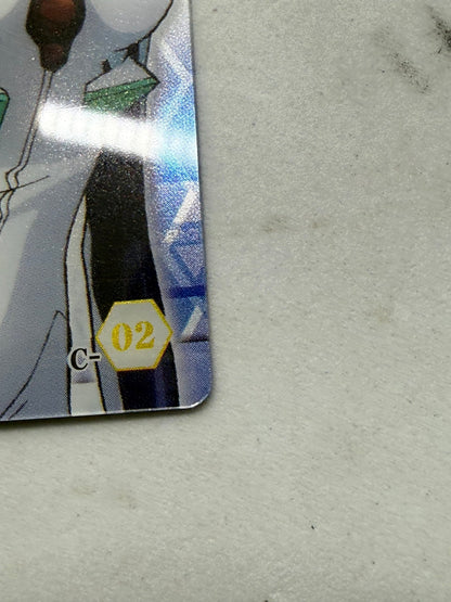 Evangelion 2.0 Rei Ayanami C-02 Bandai 2009 Japan Holo Card Rebuild Plugsuit NGE - Thrift GoblinTrading Card