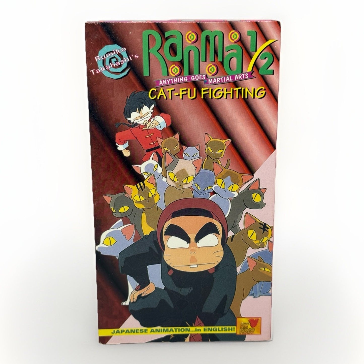 Ranma 1/2 Cat-Fu Fighting VHS Viz Video Rumiko Takahashi Anime English Dub 1995