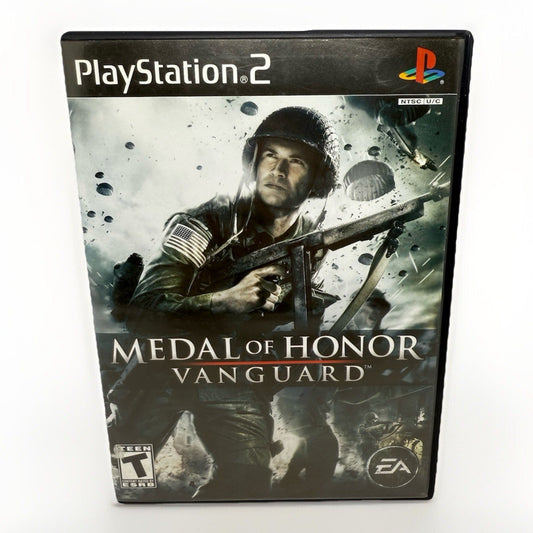 Medal of Honor: Vanguard (Sony PlayStation 2, 2007) Complete CIB - Tested WwII