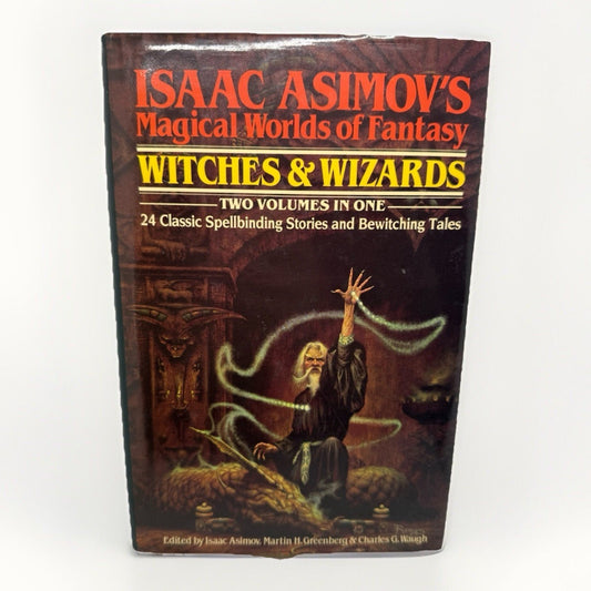 Isaac Asimov's Magical Worlds of Fantasy Witches & Wizards 2 Volumes in 1, HC/DJ
