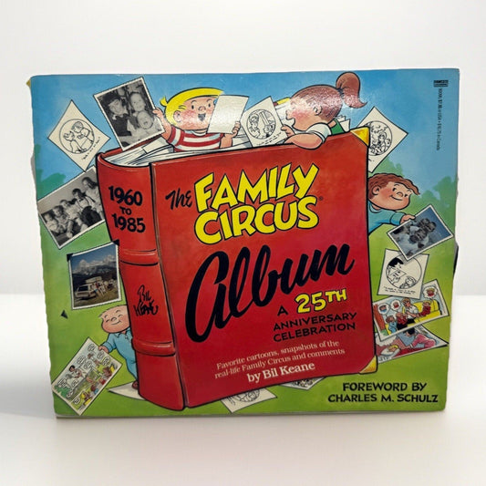 Family Circus Album 25th Anniversary 1984 First Edition Softcover Book Comic 80s - thriftgoblin