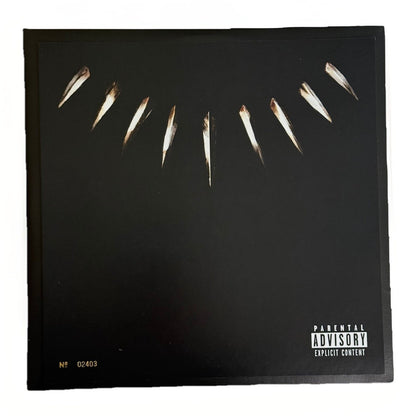 Black Panther 2LP Vinyl Kendrick Lamar Numbered Limited Edition Etched TDE KDot