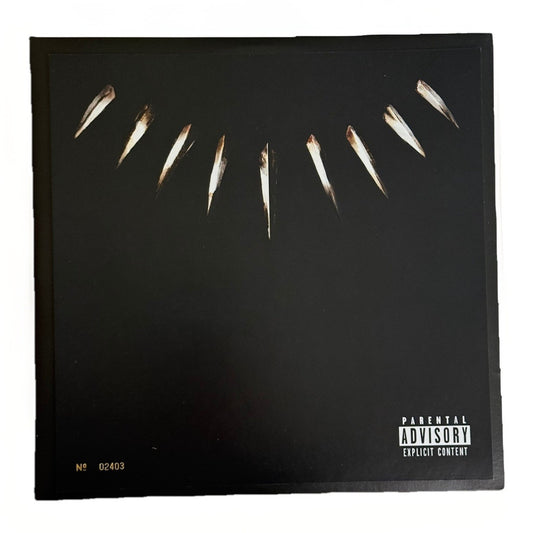 Black Panther 2LP Vinyl Kendrick Lamar Numbered Limited Edition Etched TDE KDot