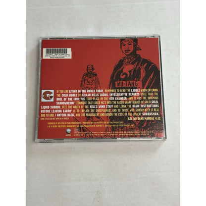 GZA Genius Liquid Swords CD 1995 Geffen Wu-Tang Original BMG Club Pressing RZA