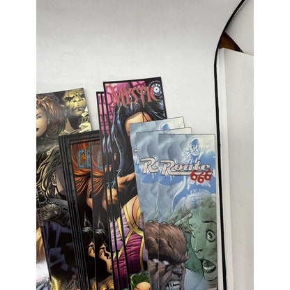 38 Comic Bookmarks Lot Sojourn, Mystic, Chimera, Route 666, The Path Set Adult
