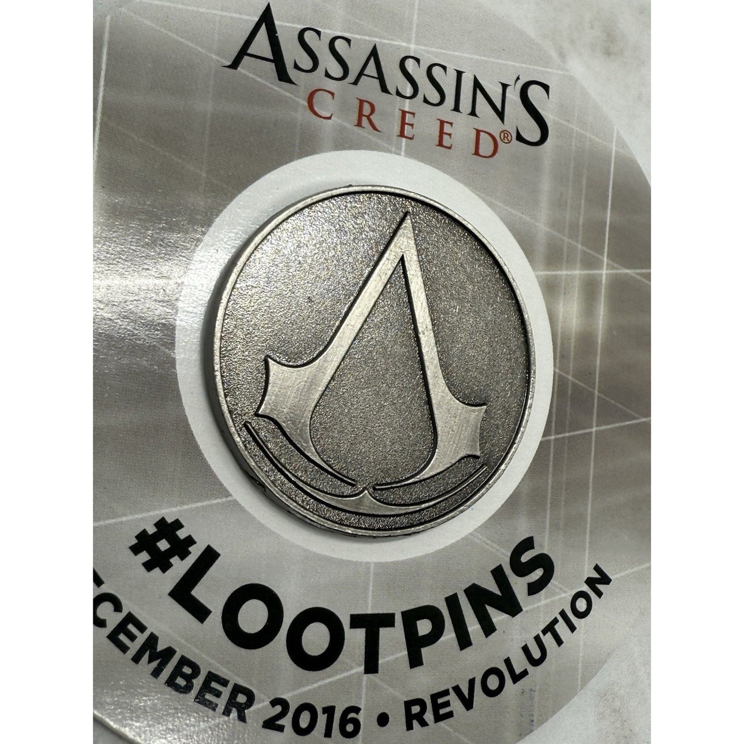 Assassins Creed Loot Crate Lootpins 2016 Revolution Lapel Pin Ubisoft Shadows