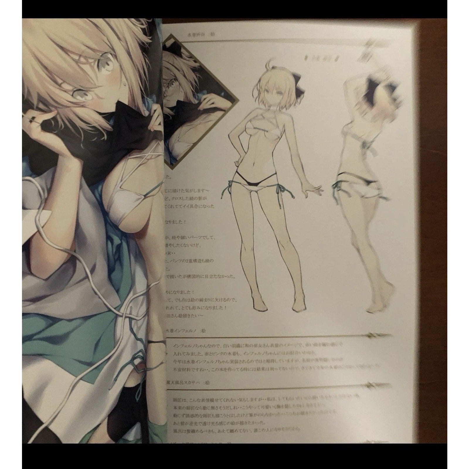 FGO Fan Art Collection Vol.2 Mitsuzaki GH.K Anime Swimsuit Art Book Japan - thriftgoblin