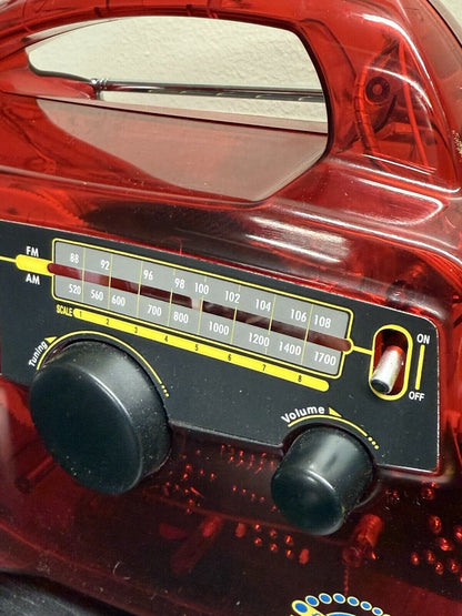 Freeplay Plus Self Powered AM/FM Radio Solar Power Emergency Wind Up Crank Clear - thriftgoblin