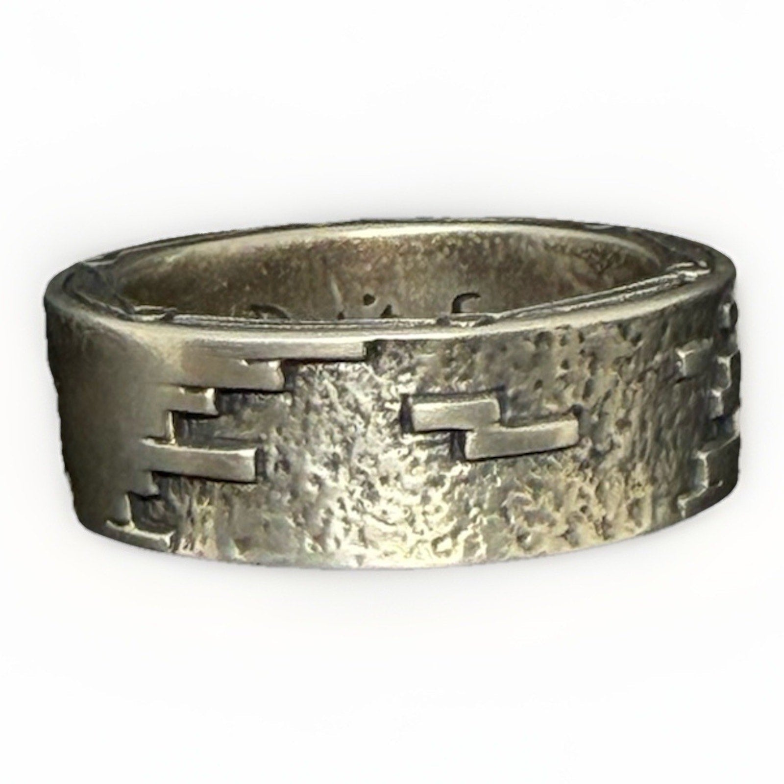 Fullmetal Alchemist Edward Silver Ring Size 8 Unused Rare Anime Jewelry - thriftgoblin