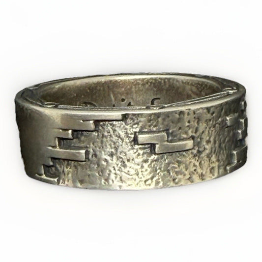 Fullmetal Alchemist Edward Silver Ring Size 8 Unused Rare Anime Jewelry - thriftgoblin