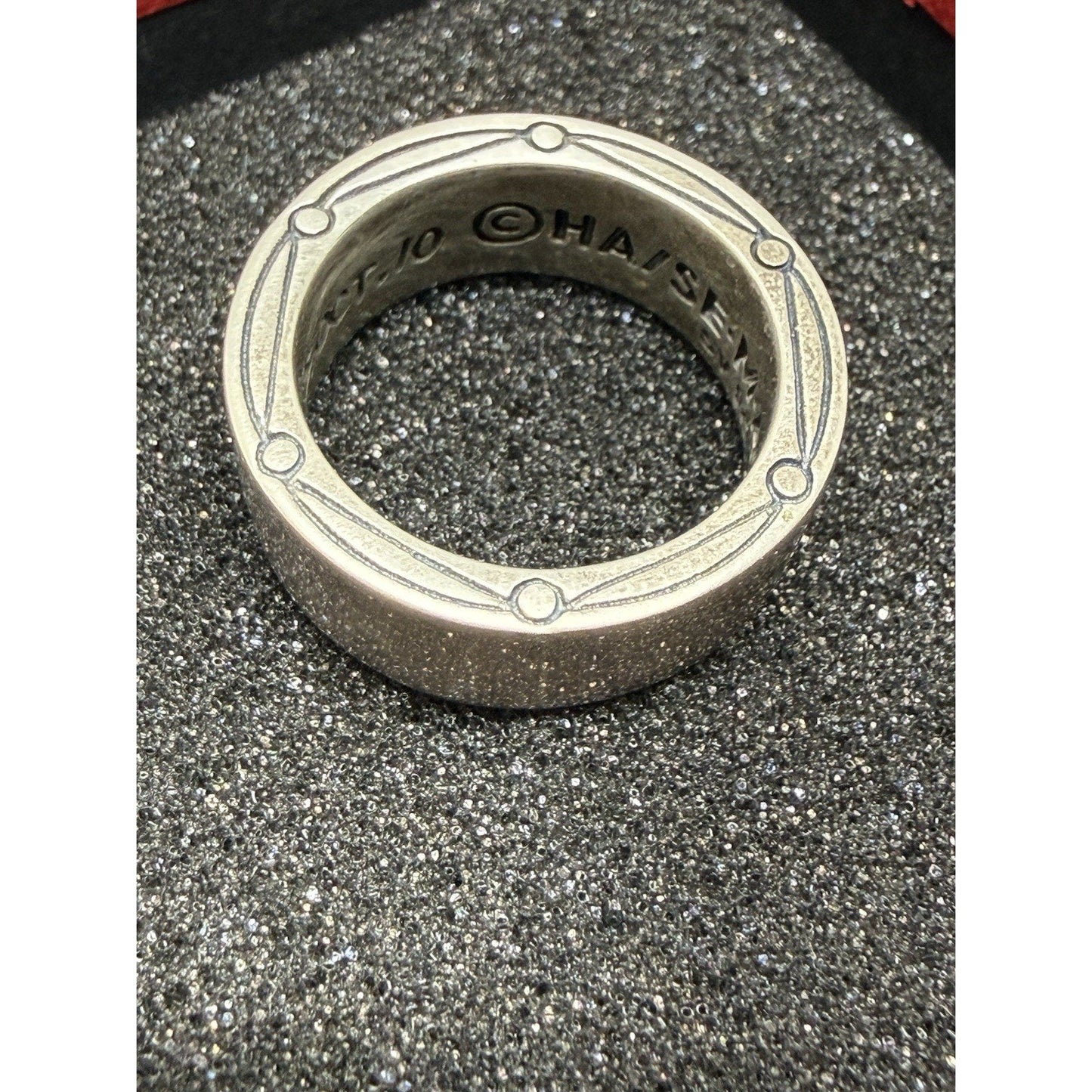 Fullmetal Alchemist Edward Silver Ring Size 8 Unused Rare Anime Jewelry - thriftgoblin