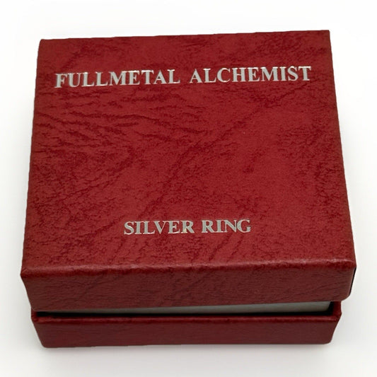 Fullmetal Alchemist Edward Silver Ring Size 8 Unused Rare Anime Jewelry - thriftgoblin