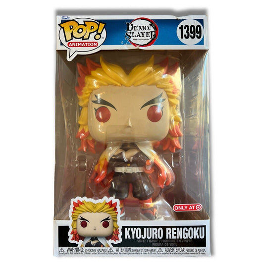 Funko Pop! 1399 Vinyl Jumbo 10": Demon Slayer - Kyojuro Rengoku Target Figure - thriftgoblin