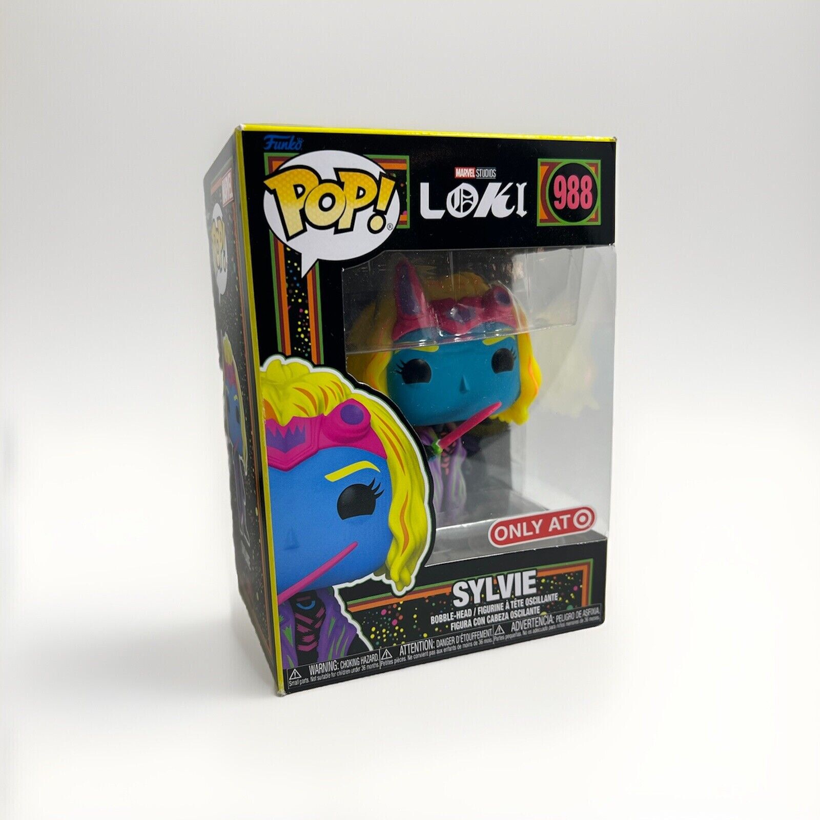 Funko Pop Loki Sylvie 988Collectible Figure In Box Black Light Target Exclusive - thriftgoblin