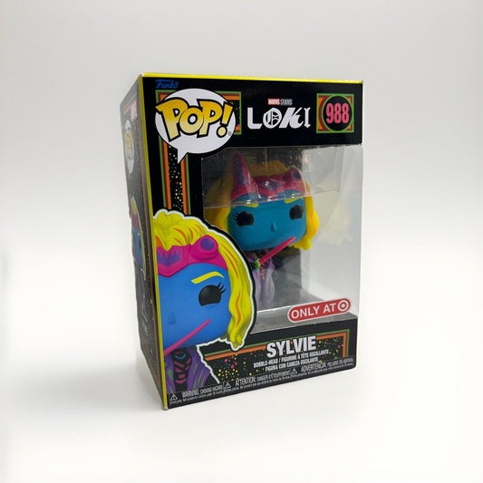 Funko Pop Loki Sylvie 988Collectible Figure In Box Black Light Target Exclusive - thriftgoblin
