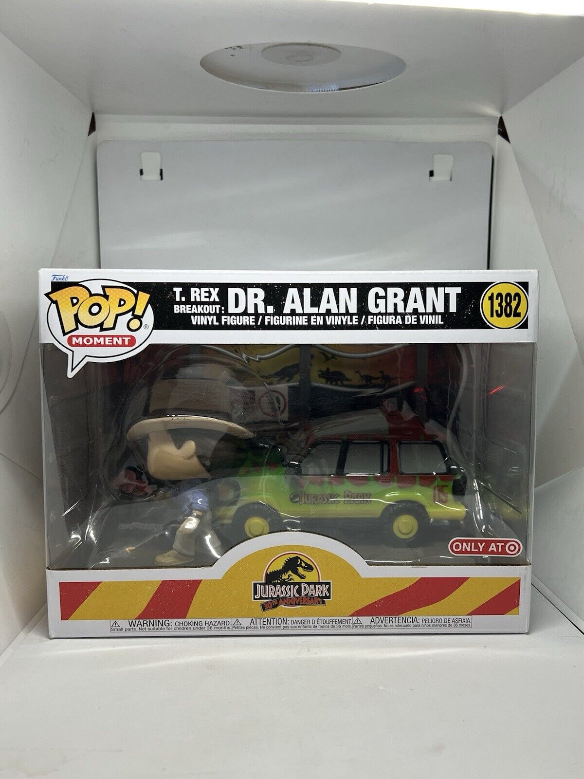 Funko Pop Moment Jurassic Park 1382 T. Rex Breakout Dr Alan Grant Target New - thriftgoblin