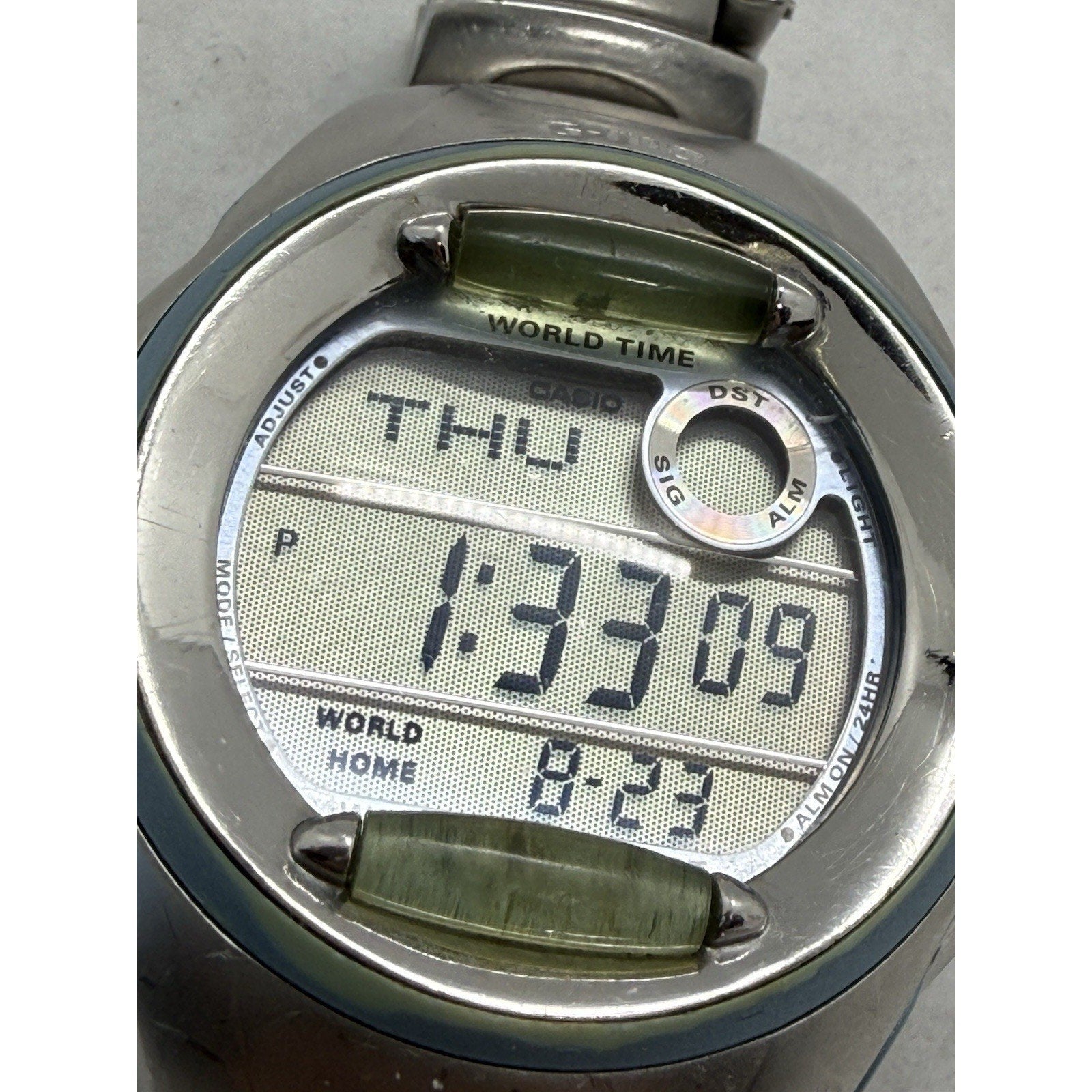 G - Shock Baby - G G - Ms Msg - 140 Digital Quartz Women Babyg Casio Watch Gms Stainless - thriftgoblin