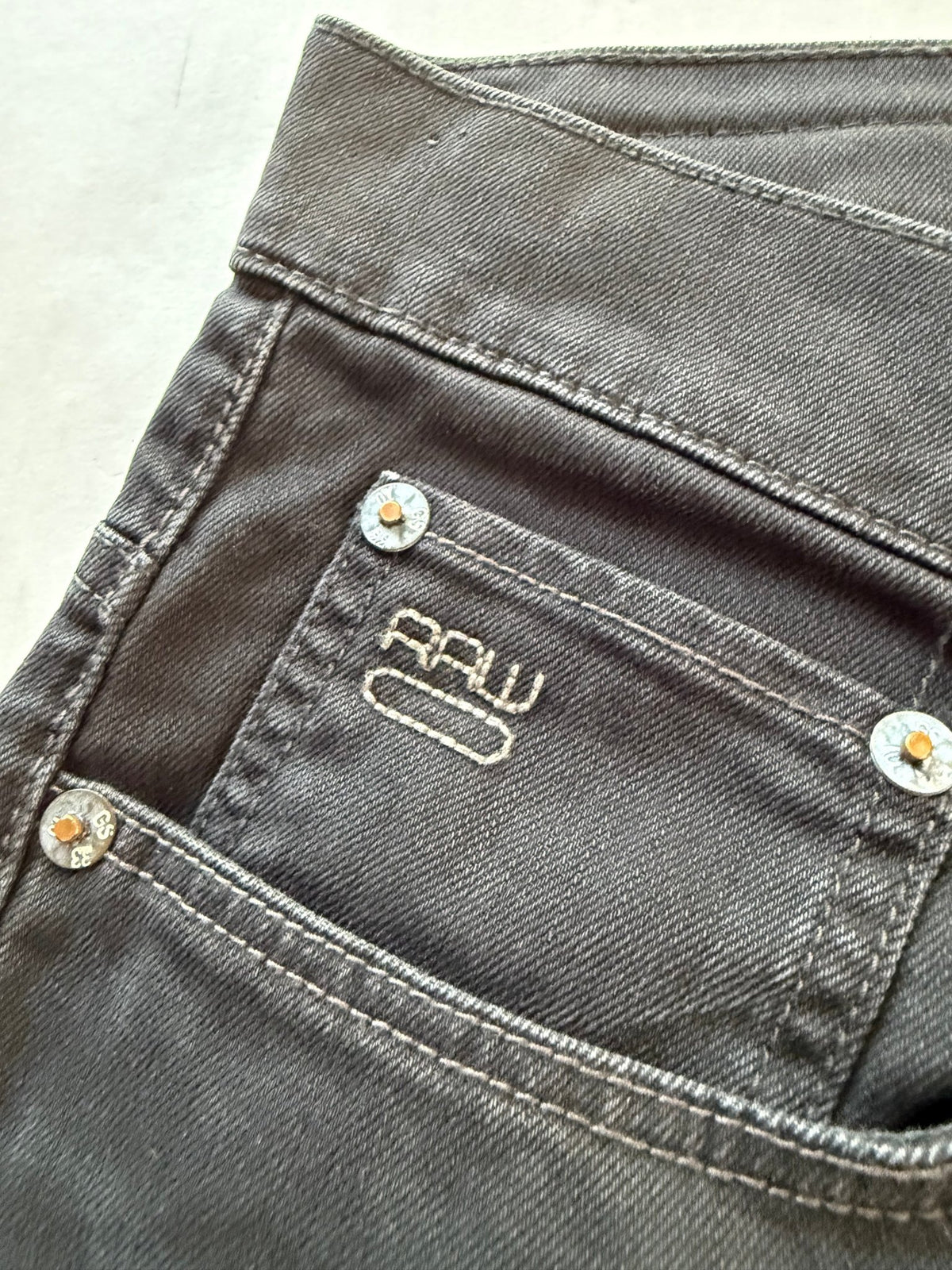 G-Star Raw 3301 Super Slim Jeans Anthracite Black Size 34x34 - Thrift GoblinPants