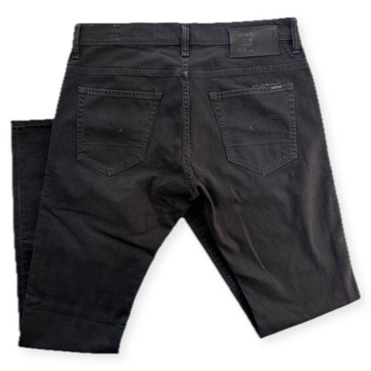 G-Star Raw 3301 Super Slim Jeans Anthracite Black Size 34x34 - Thrift GoblinPants