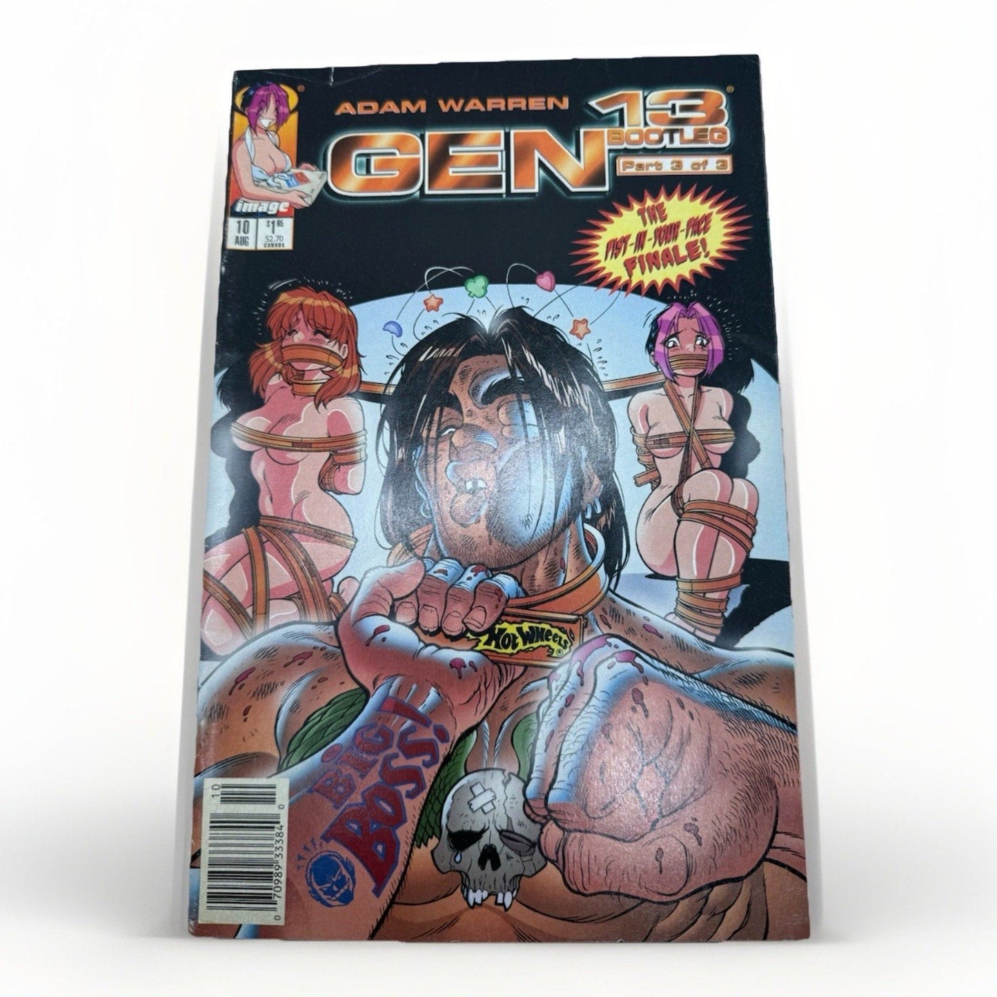 Gen 13 Bootleg 10 Adam Warren (1997) Image Comics Final Issue Hot Wheels Babes - thriftgoblin