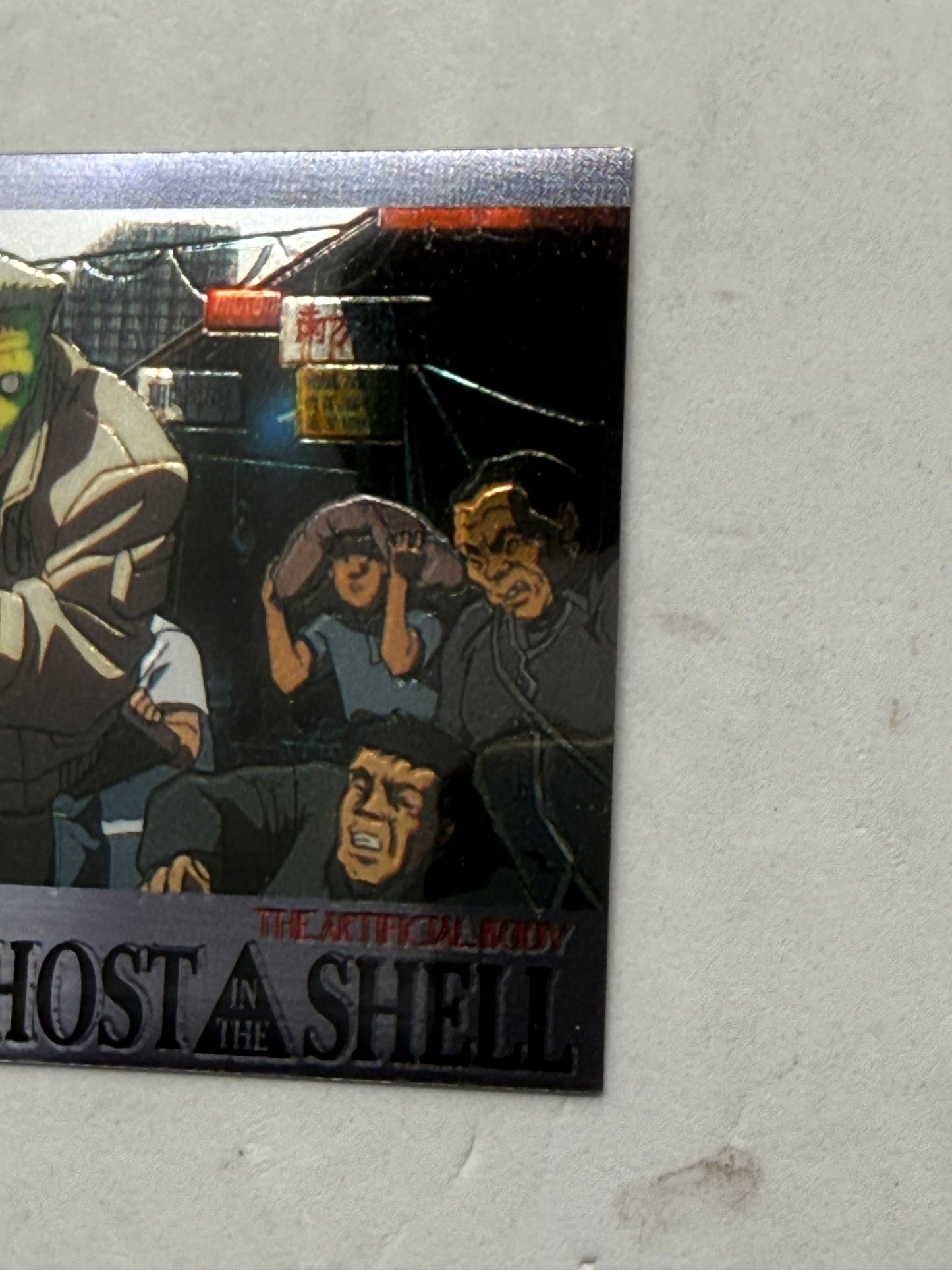 Ghost in the Shell 1995 Tsuasutaba CZ-M10 Weapon Chromium Card - Thrift GoblinTrading Card