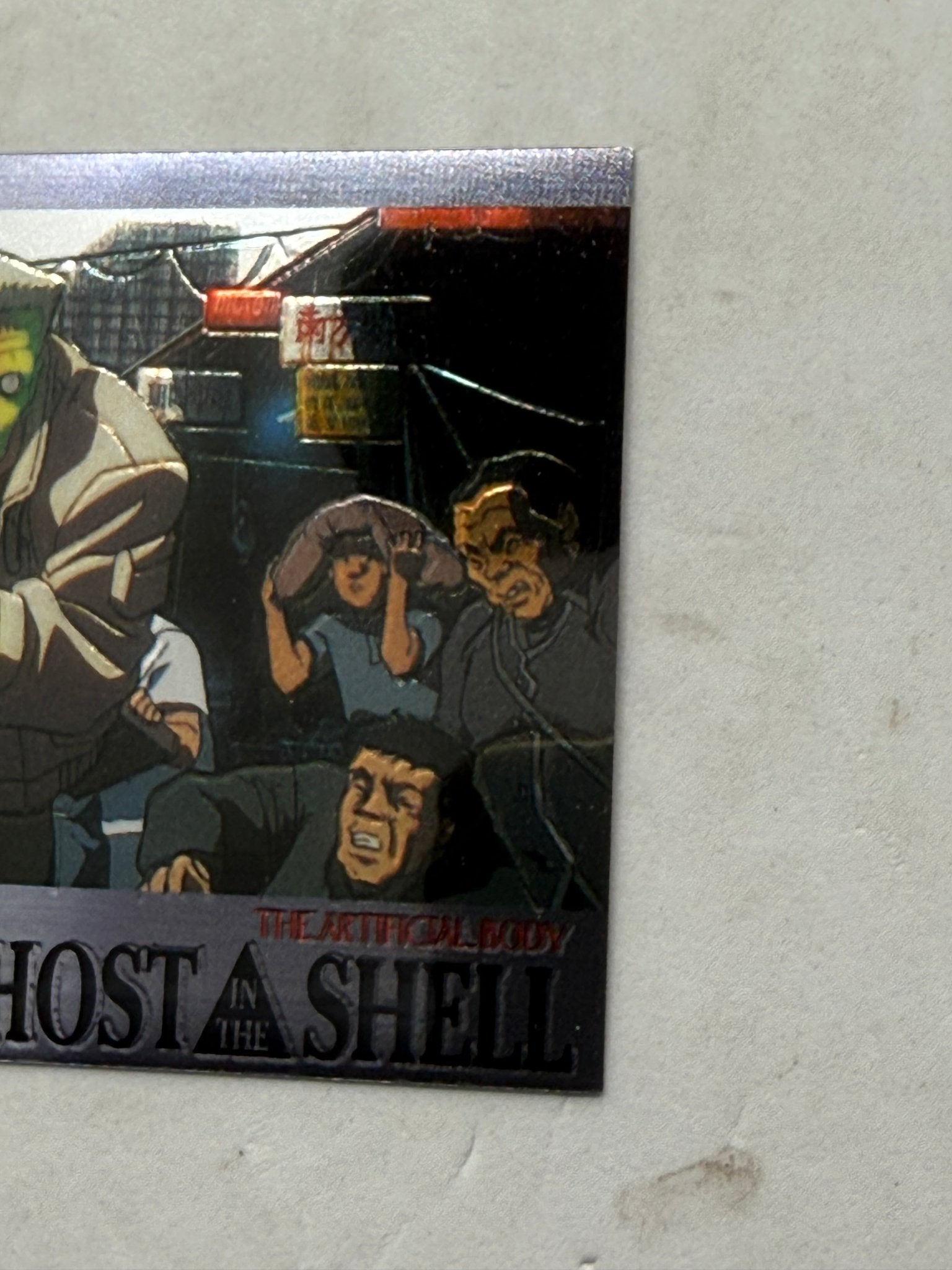 Ghost in the Shell 1995 Tsuasutaba CZ-M10 Weapon Chromium Card - Thrift GoblinTrading Card