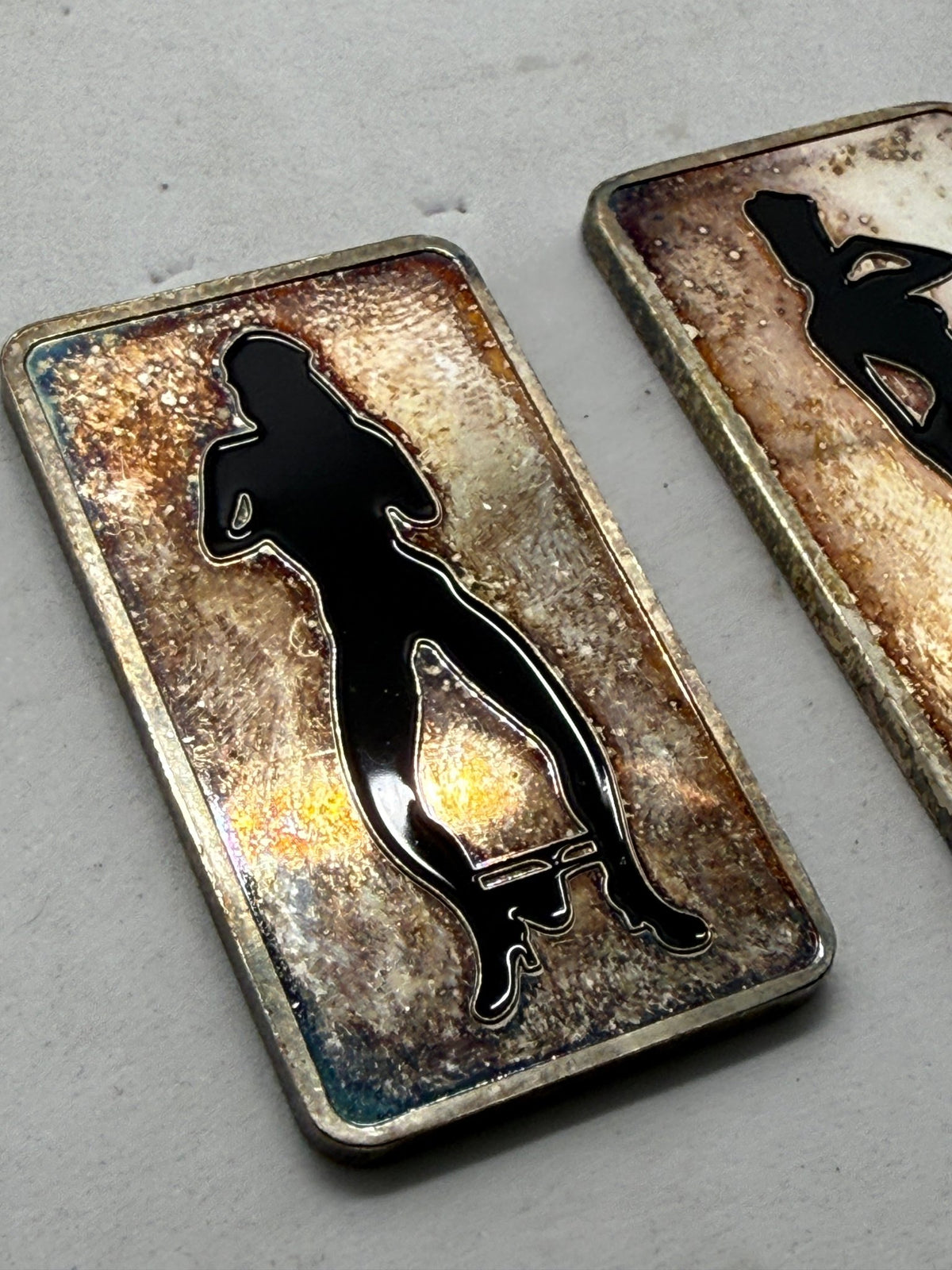 Girls Gone Wild Silver Plated Novelty Bars, Lot of 2, 1 Troy Ounce Marked