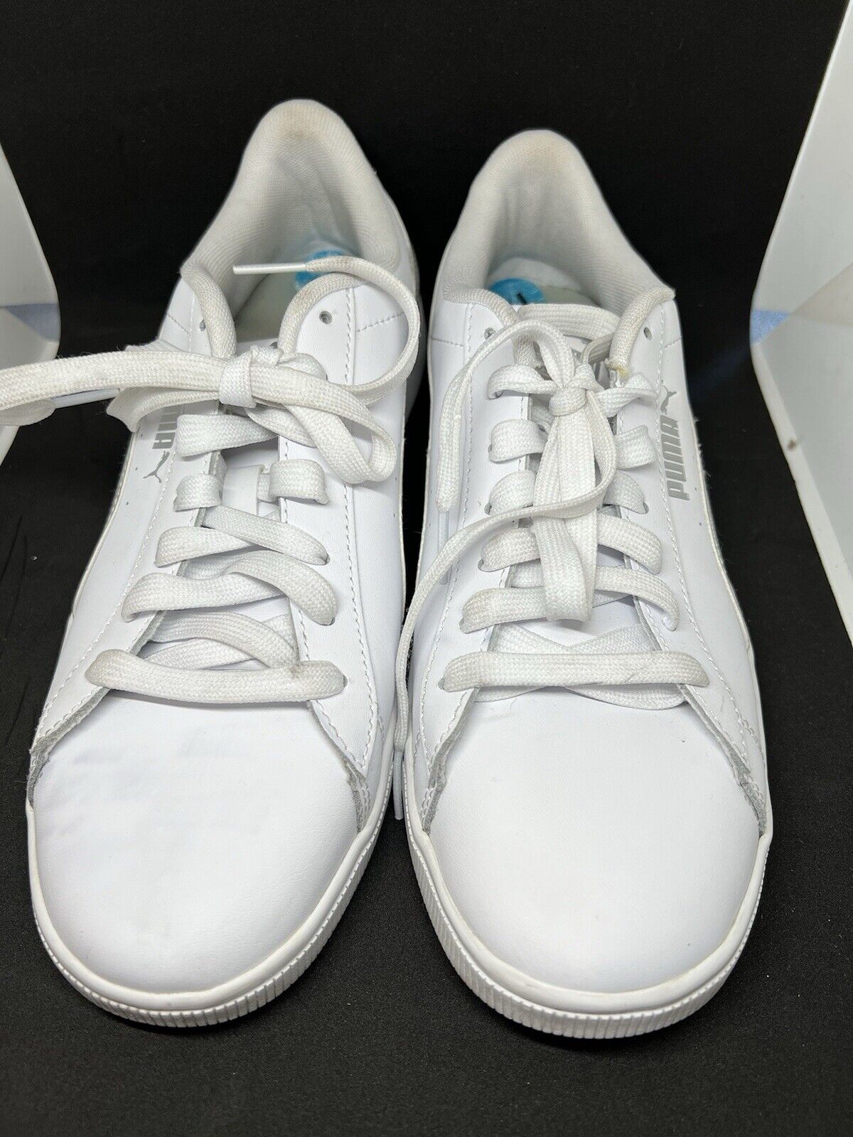 Girls Puma Classic Leather Sneakers Reflective Size 7.5 381497 - 01 Rainbow Bright - thriftgoblin