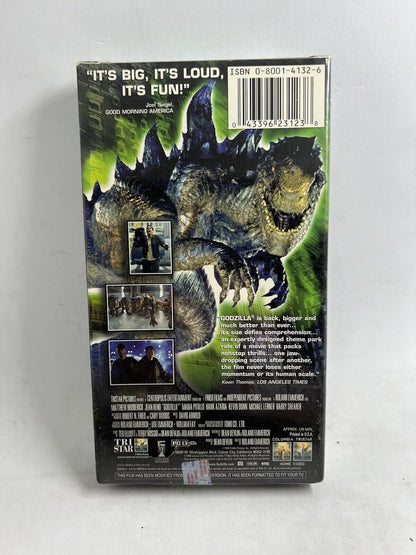 Godzilla 1998 VHS Sealed New! Rare Collectible Monster Movie - Mint Condition - thriftgoblin