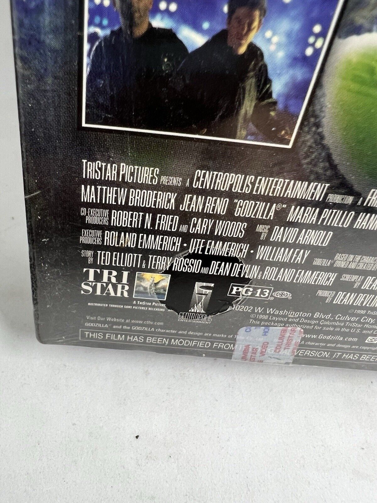 Godzilla 1998 VHS Sealed New! Rare Collectible Monster Movie - Mint Condition - thriftgoblin
