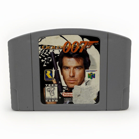 GoldenEye 007 (Nintendo 64, 1997) Authentic N64 Cart Damaged Label Tested Multi - thriftgoblin
