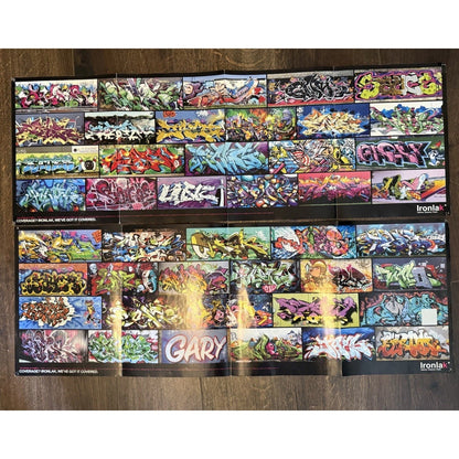 Graffiti Street Art Poster Set Urban Wall Art Prints Hip Hop Spray Paint Style - thriftgoblin