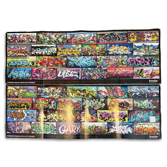 Graffiti Street Art Poster Set Urban Wall Art Prints Hip Hop Spray Paint Style - thriftgoblin