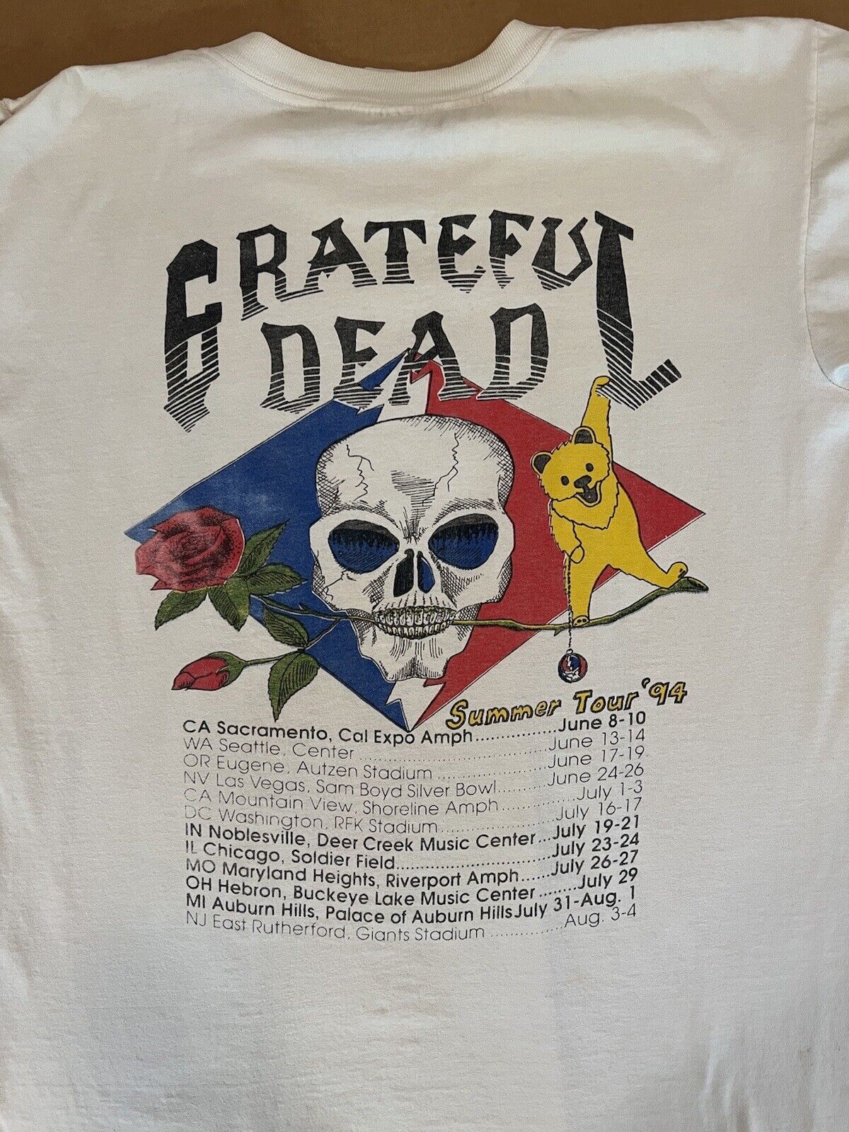 Grateful Dead Rare T-Shirt Vintage 1994 Summer Tour It's