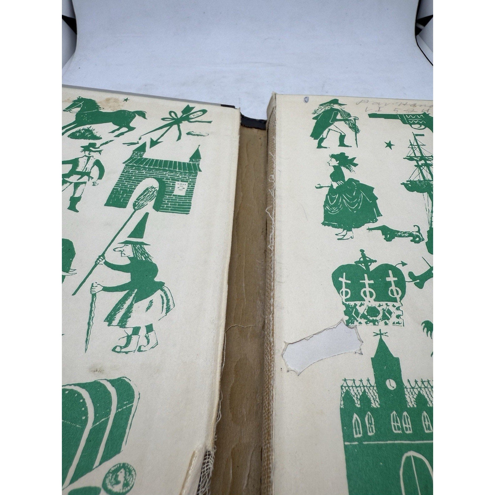 Grimms Fairy Tales Nelson Doubleday Inc Vintage Hardcover Junior Deluxe Edition - thriftgoblin