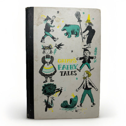 Grimms Fairy Tales Nelson Doubleday Inc Vintage Hardcover Junior Deluxe Edition - thriftgoblin
