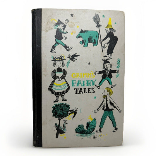 Grimms Fairy Tales Nelson Doubleday Inc Vintage Hardcover Junior Deluxe Edition - thriftgoblin