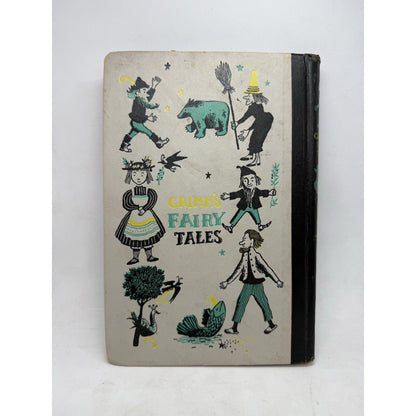 Grimms Fairy Tales Nelson Doubleday Inc Vintage Hardcover Junior Deluxe Edition - thriftgoblin