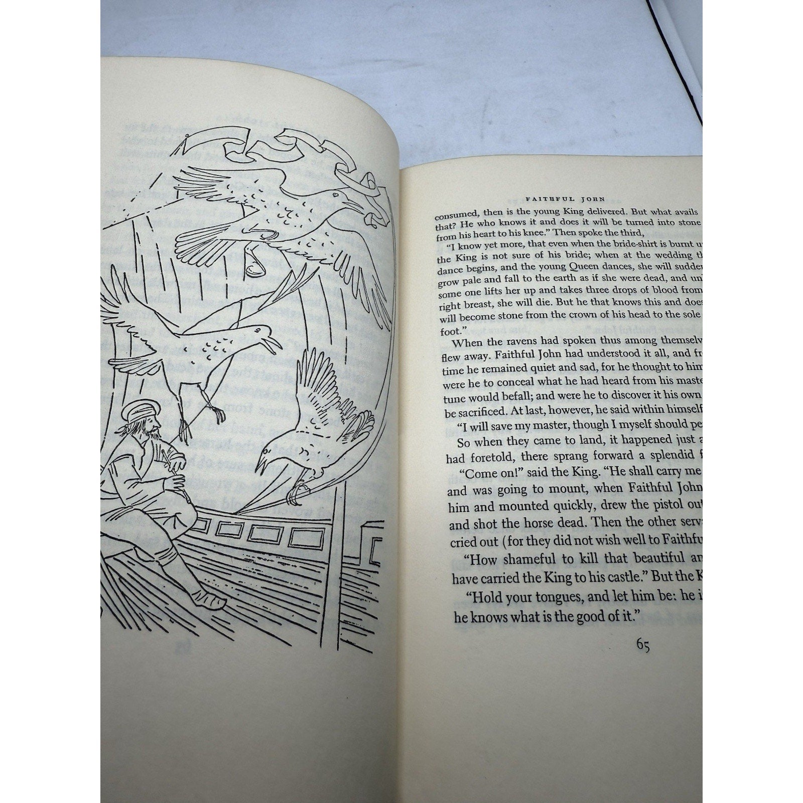 Grimms Fairy Tales Nelson Doubleday Inc Vintage Hardcover Junior Deluxe Edition - thriftgoblin