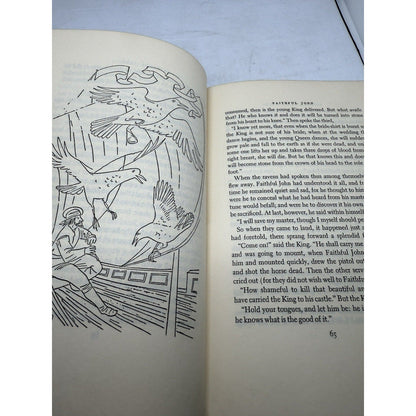 Grimms Fairy Tales Nelson Doubleday Inc Vintage Hardcover Junior Deluxe Edition - thriftgoblin