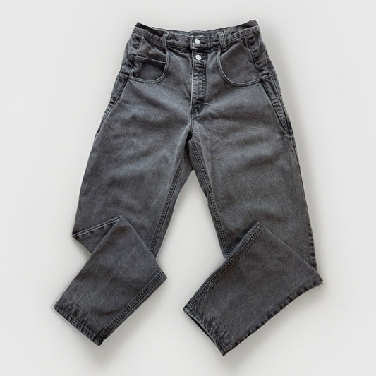 Guess Georges Marciano Vintage 90s Acid Wash Black Jeans Size 30 Made in USA - thriftgoblin