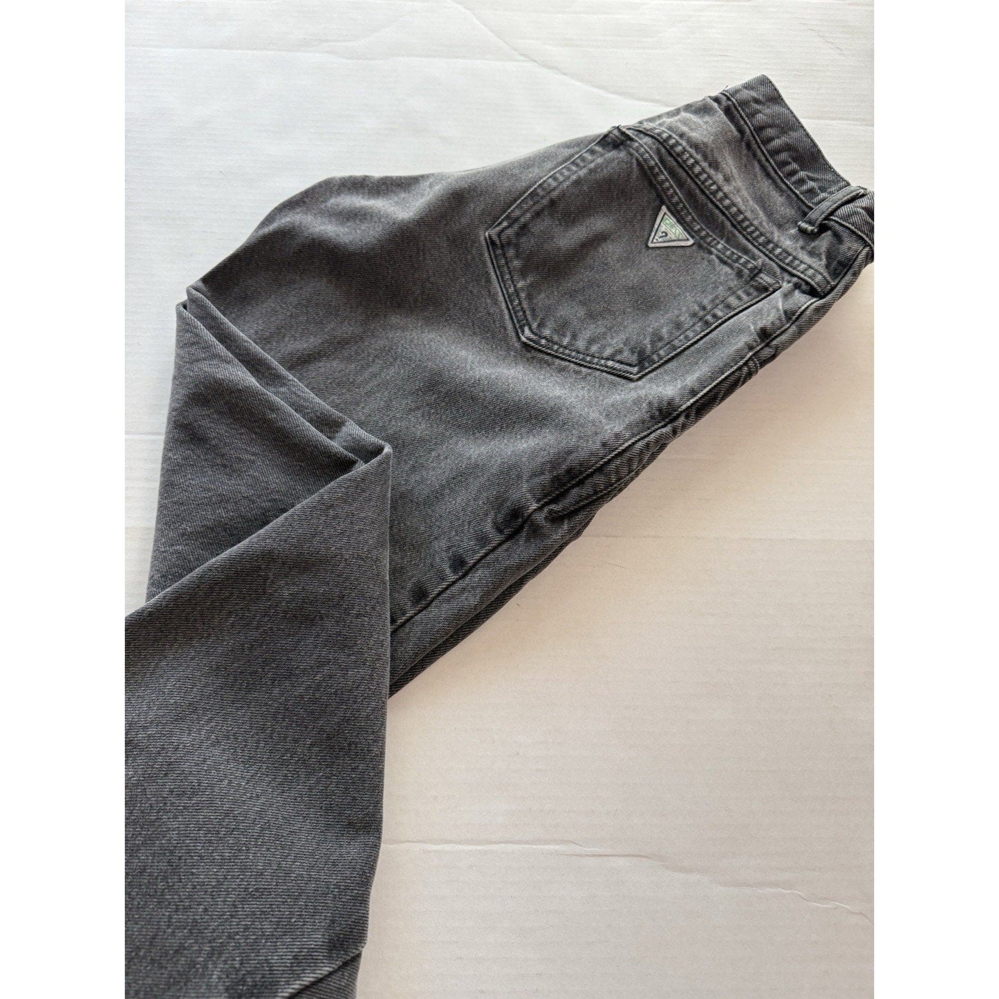 Guess Georges Marciano Vintage 90s Acid Wash Black Jeans Size 30 Made in USA - thriftgoblin